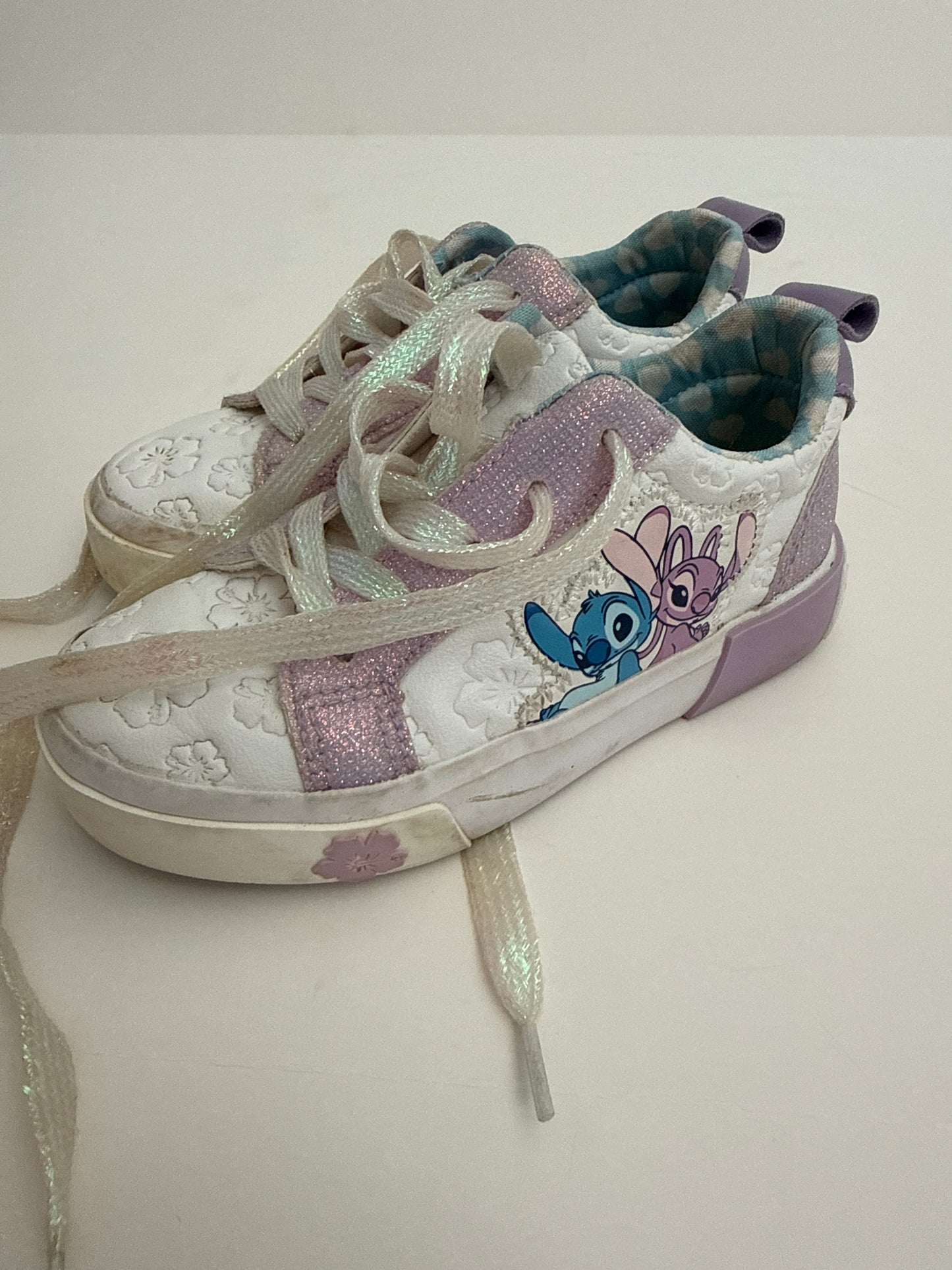 #64 Girls Disney Stitch and Angel Shoes GUC Size 11