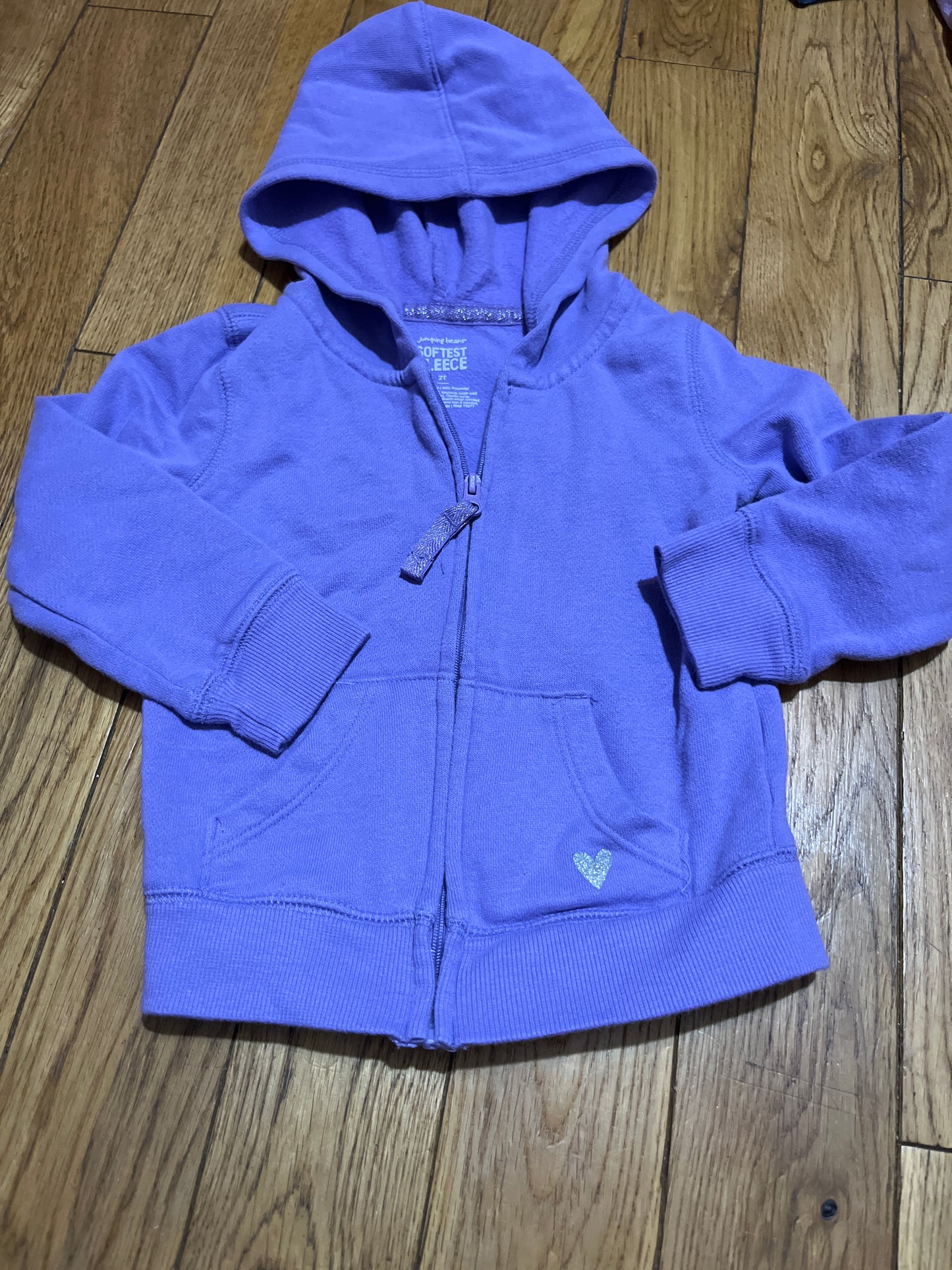 Seller 66 - jumping bean purple fleece zip jacket 2