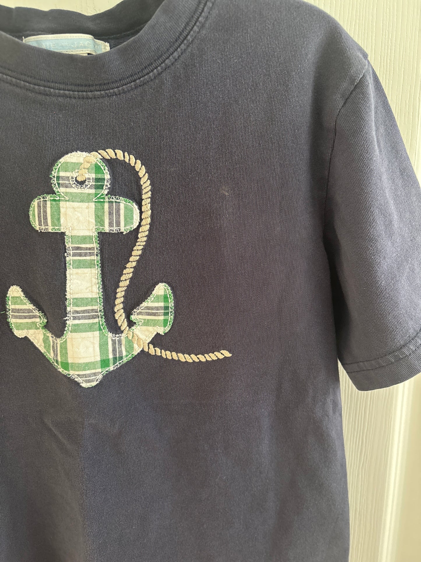 Seller #62 Boys Janie and Jack navy anchort top sz 5