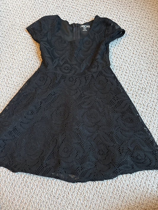 Seller 8 - Cherokee girls XS (4-5) black lace dress
