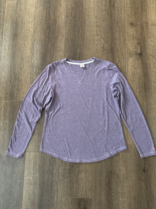 #173-HOMAGE women's long sleeve T size M, purple