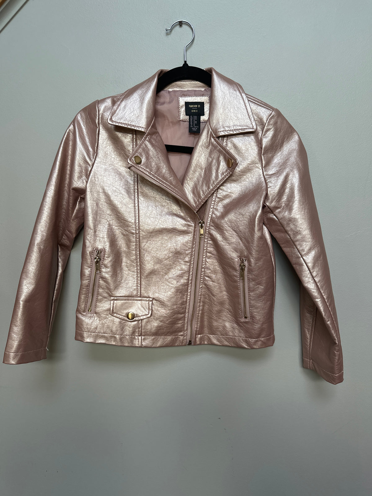 #130 Girls Sz 9/10 Forvever 21 Coat Jacket