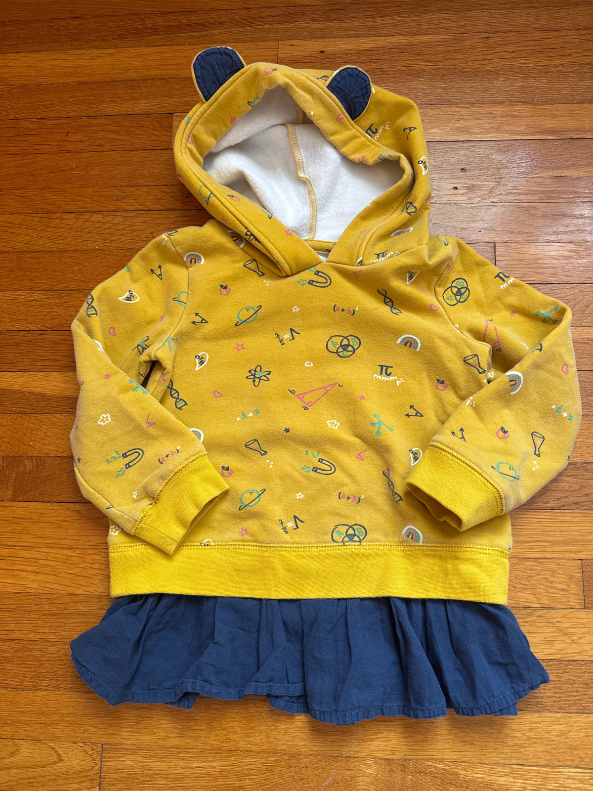 #127 Tucker and Tate Hoodie Dress Girls 3T