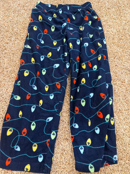 #47 boys or girls 4T holiday light pajama pants
