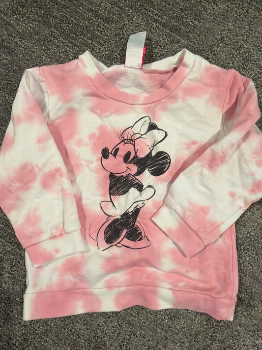 #133 Minnie Mouse crewneck sweatshirt 5t