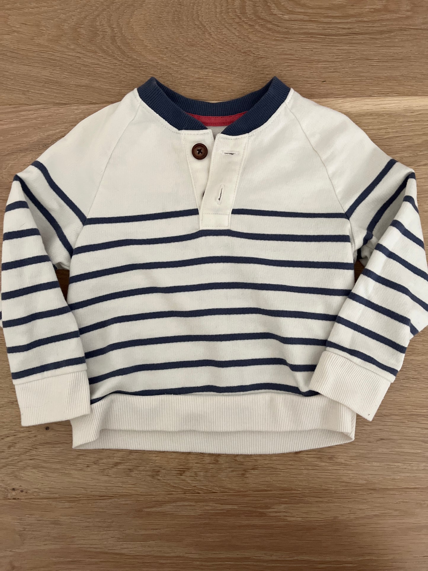 #110 Baby B'gosh Boys 24 Months Striped Sweatshirt
