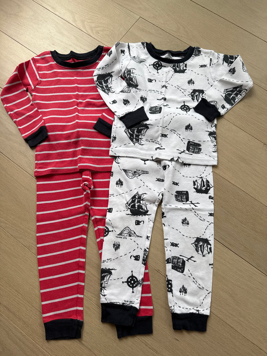 Seller #216 Boys Carters pajama sets, sz 2T VGUC