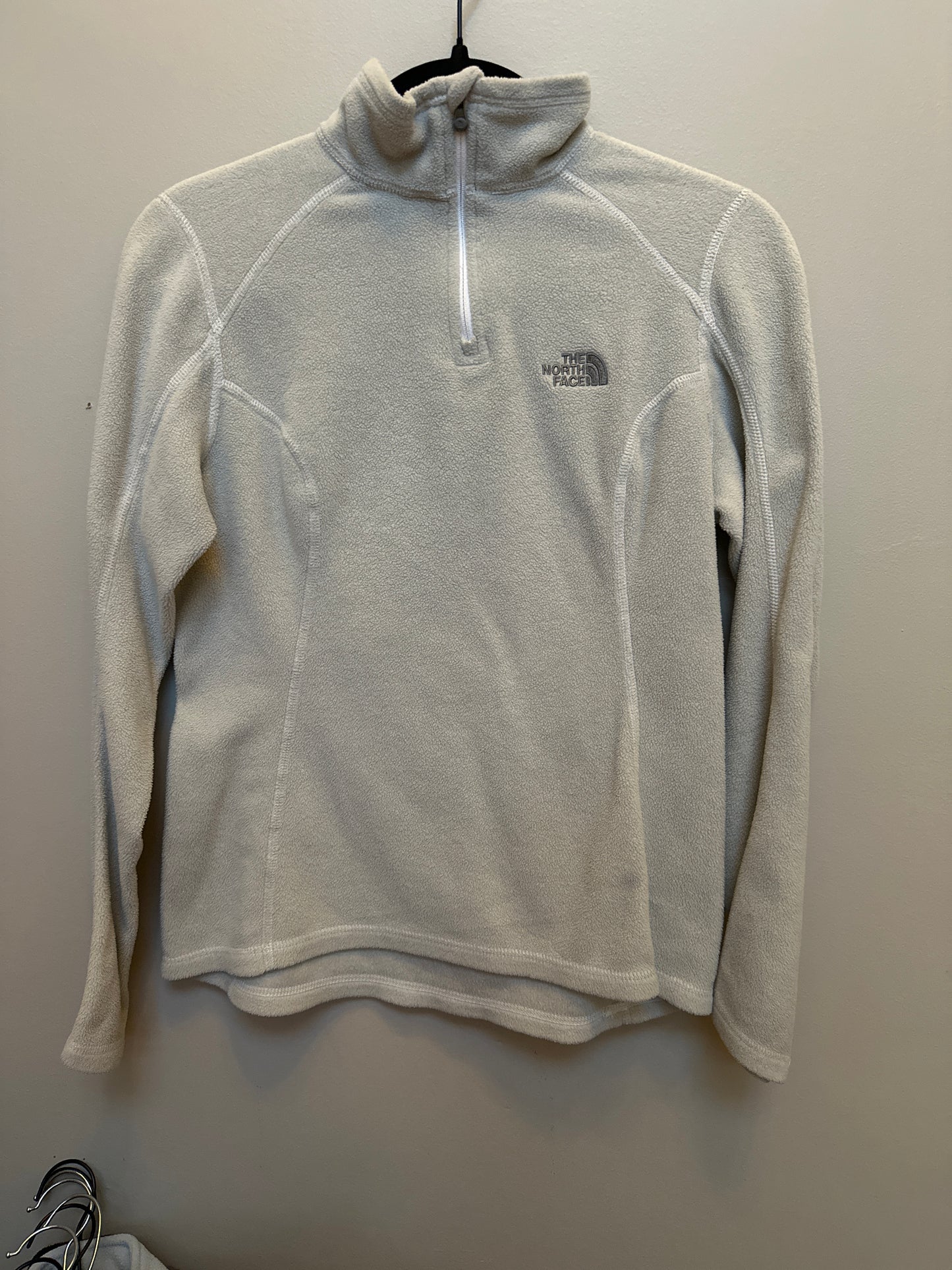 #133 North Face Gray Fleece Jacket Zipup XS Womens
