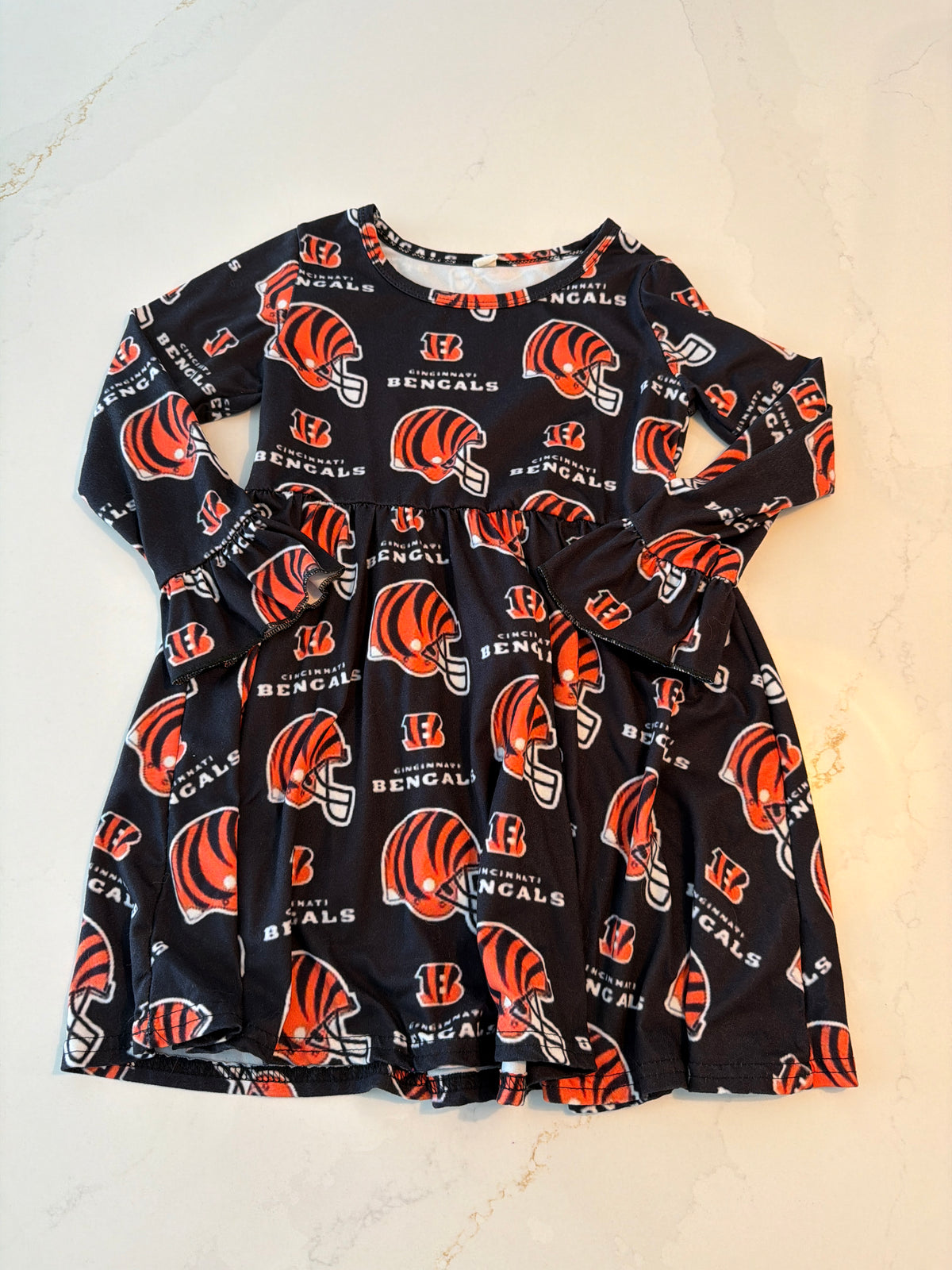 #133 4T bengals dress