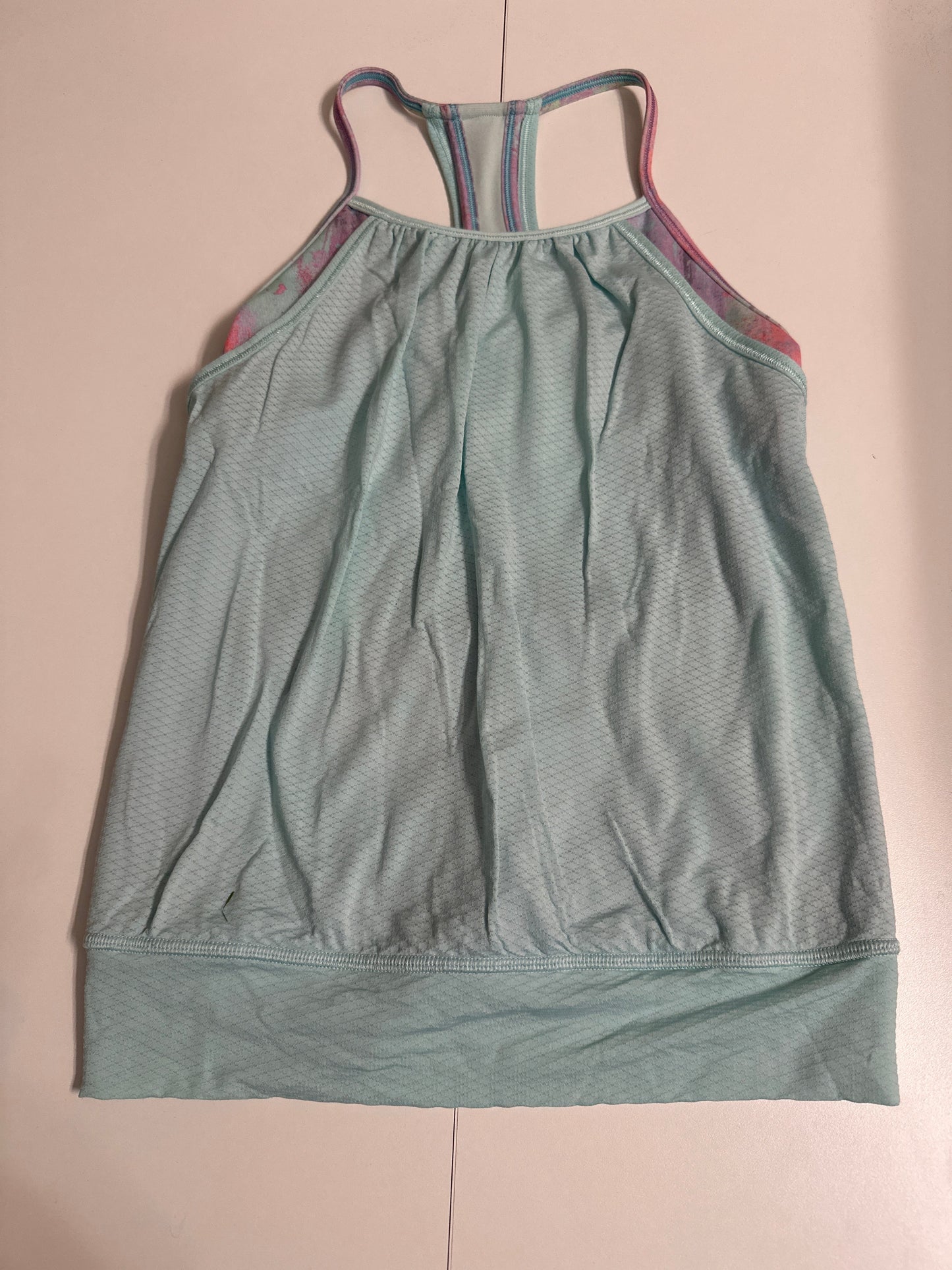 #133 Ivivva Lululemon for Girls Sz 8 Tank Top with Sports Bra