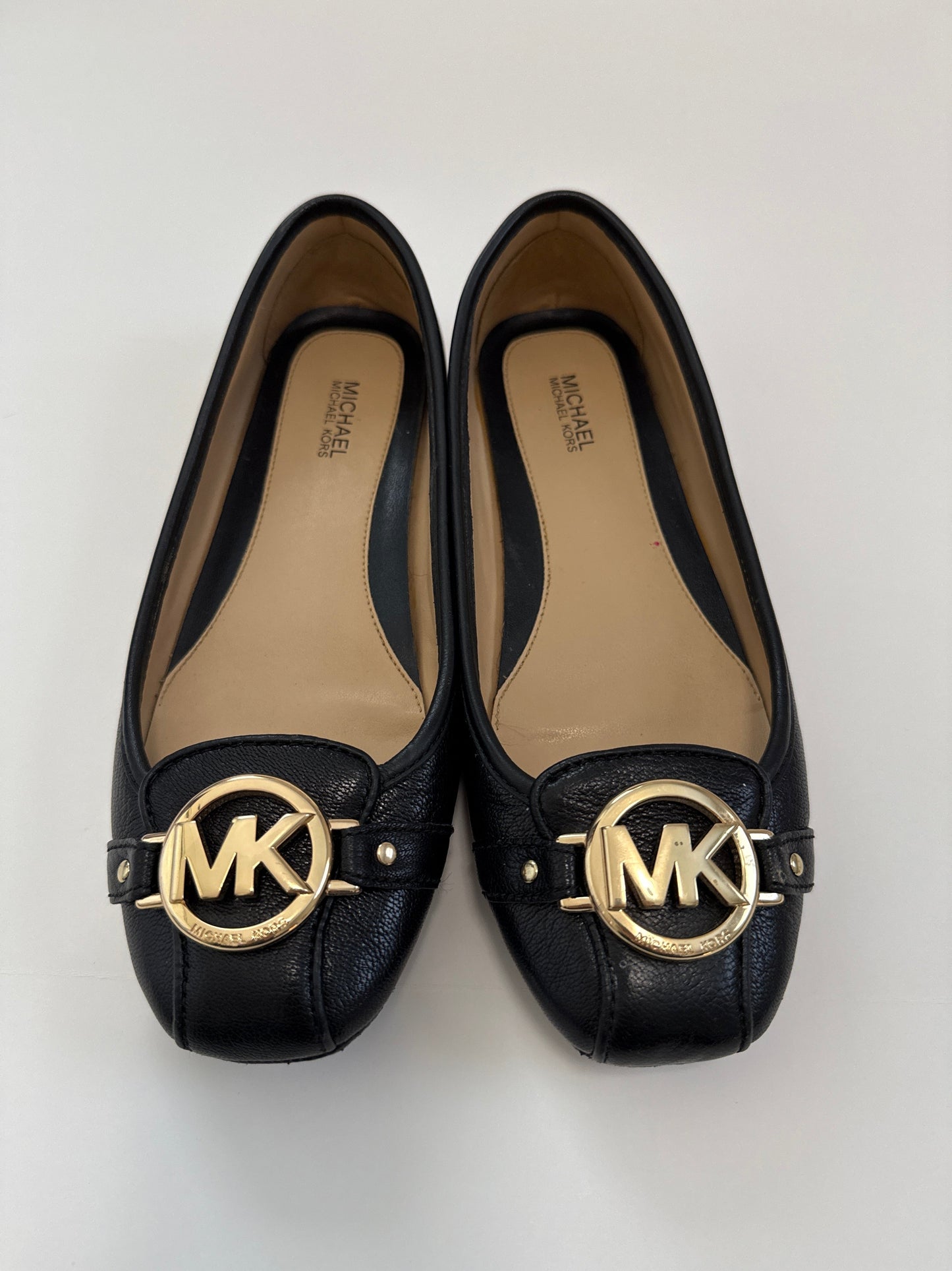 #96 Michael Kors Black Ballet Flats Size 7