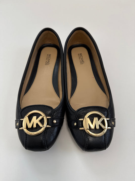 #96 Michael Kors Black Ballet Flats Size 7
