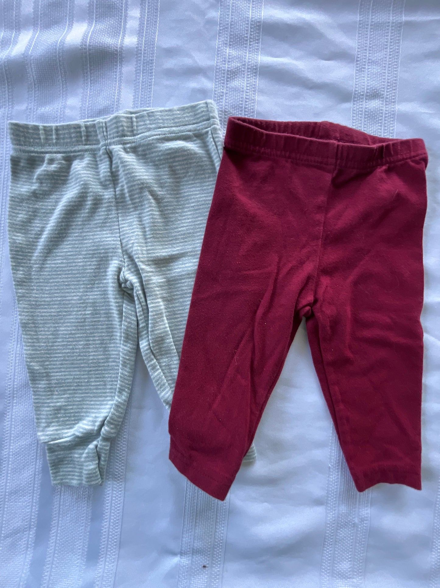 #57  Girls 3-6 mo Child of Mine pants set of 2 EUC