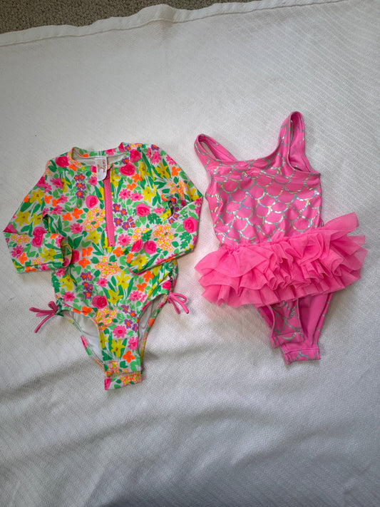 Seller #127 Girls 3T Cat & Jack swim bundle