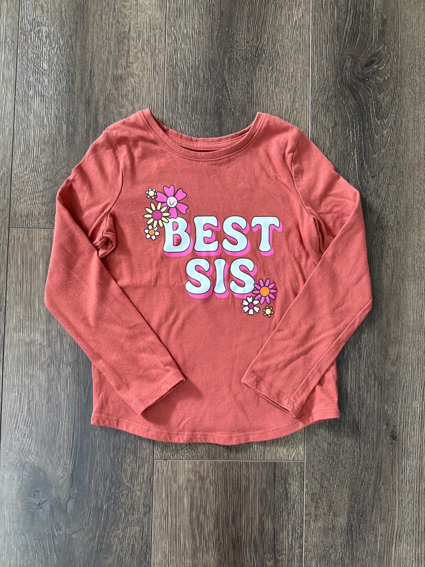 #173-Best Sis tee girls size 5