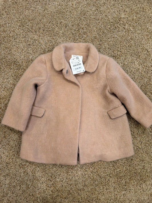 #47 girls 2/3 Zara baby light pink winter coat, new with tags