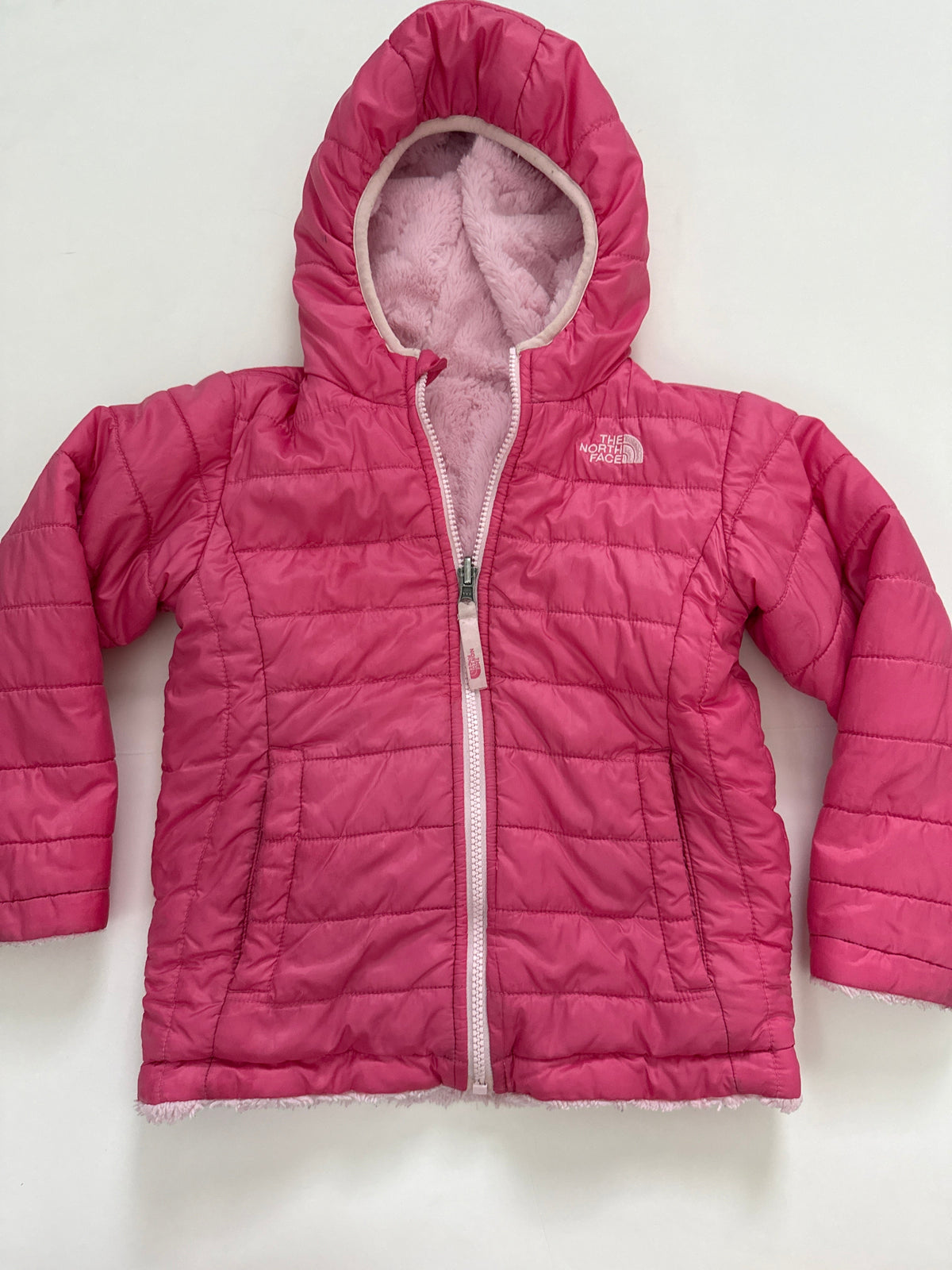 #64 The North Face Pink Coat Size 5