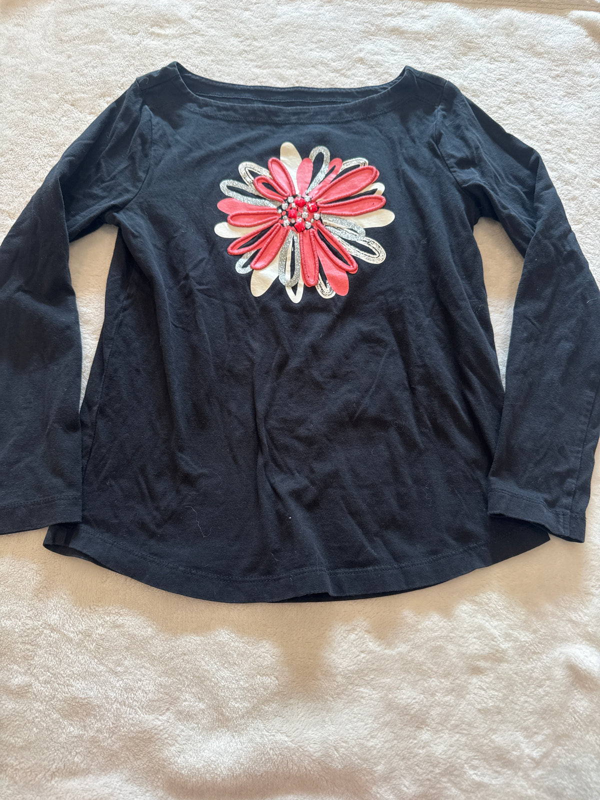 #81 Girls 8 Gymboree flower shirt