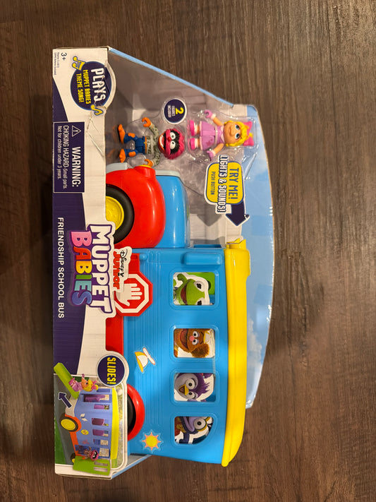 #107 new Disney Junior Muppet Babies School Bus