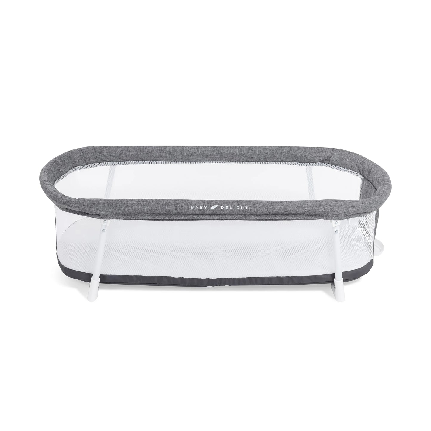 Seller #105 - Gray Baby Delight Snuggle Nest Portable Bassinet GUC