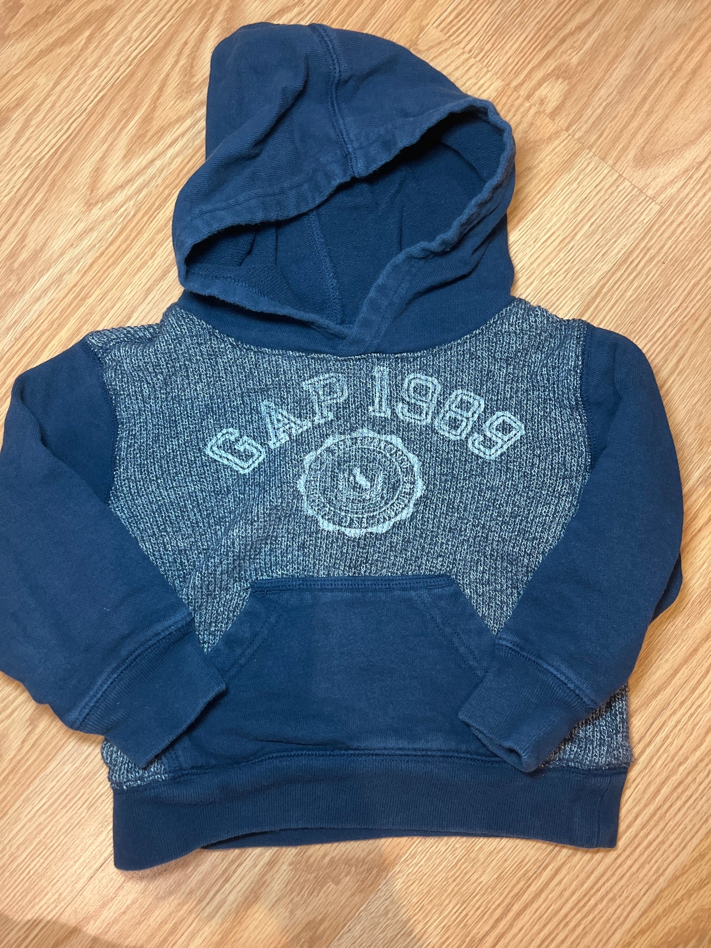 178 Gap 2t boys (fits like 18-24) hooded sweatshirt VGUC