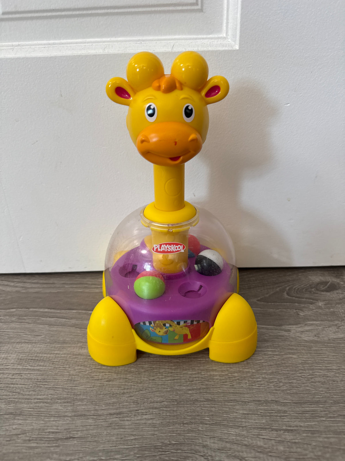 #149 Playskool giraffe popper toy