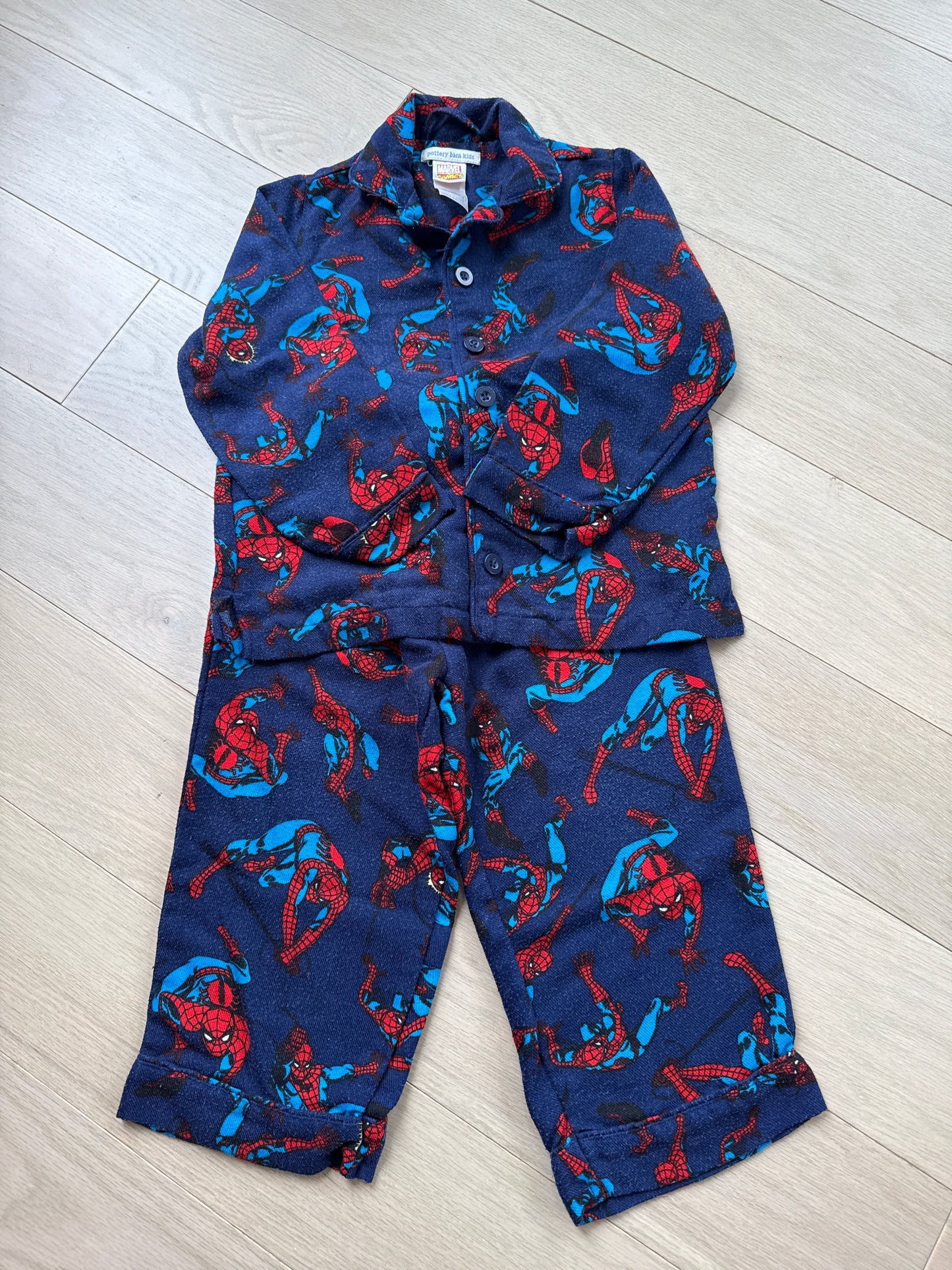 Seller #216 Boys Pottery Barn Kids Spider-Man pajamas, sz 4