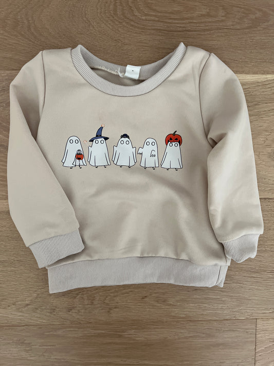 #110 Shein Kids Size Girls 4T Ghosts Halloween Sweatshirt