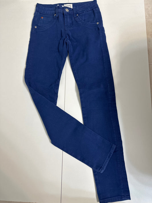 #133 Girls Sz 12 Hudson Blue Denim Leggings Pants