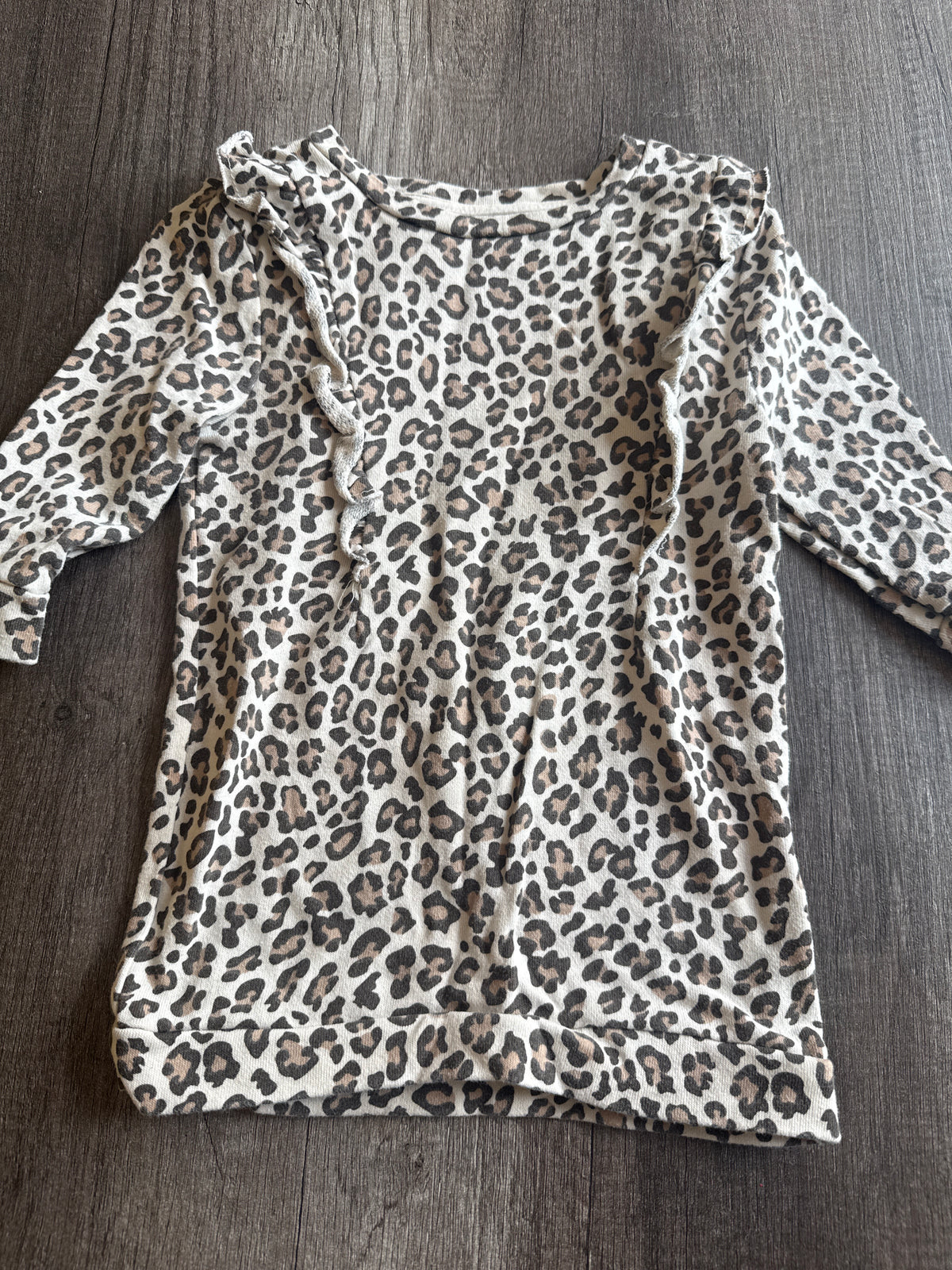 #145-  2T Greyson Mini Leopard Dress