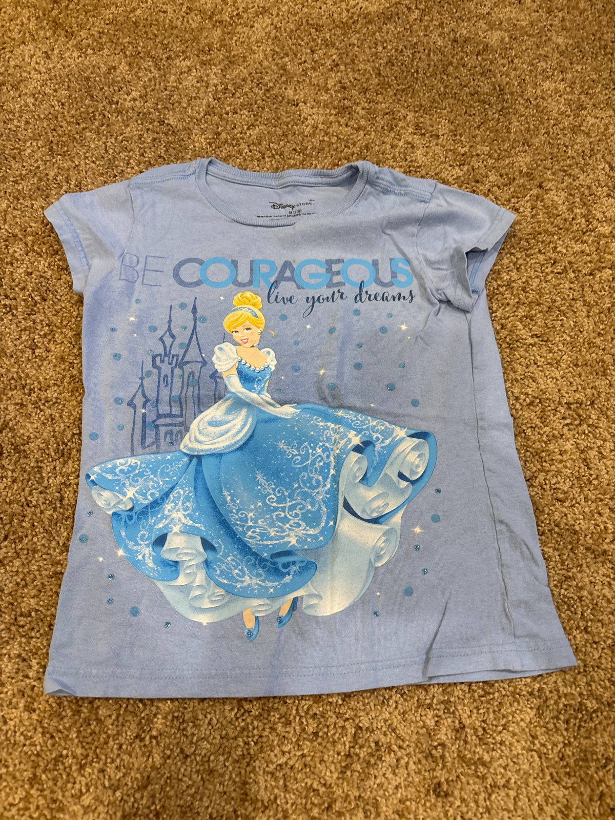 #47, girls size 7/8, Disney Cinderella shirt