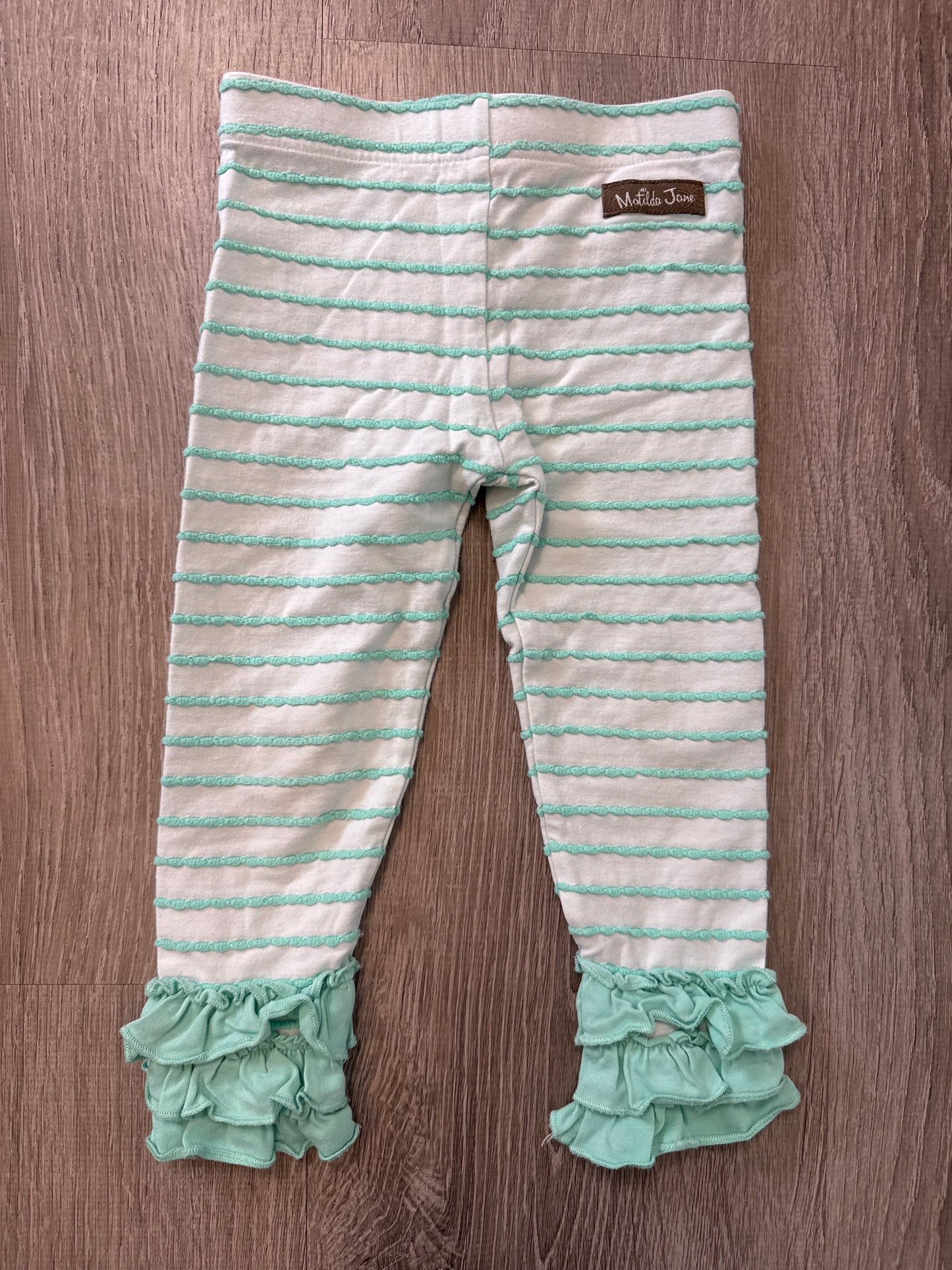 Seller #149 Matilda Jane girls size 2 mint leggings