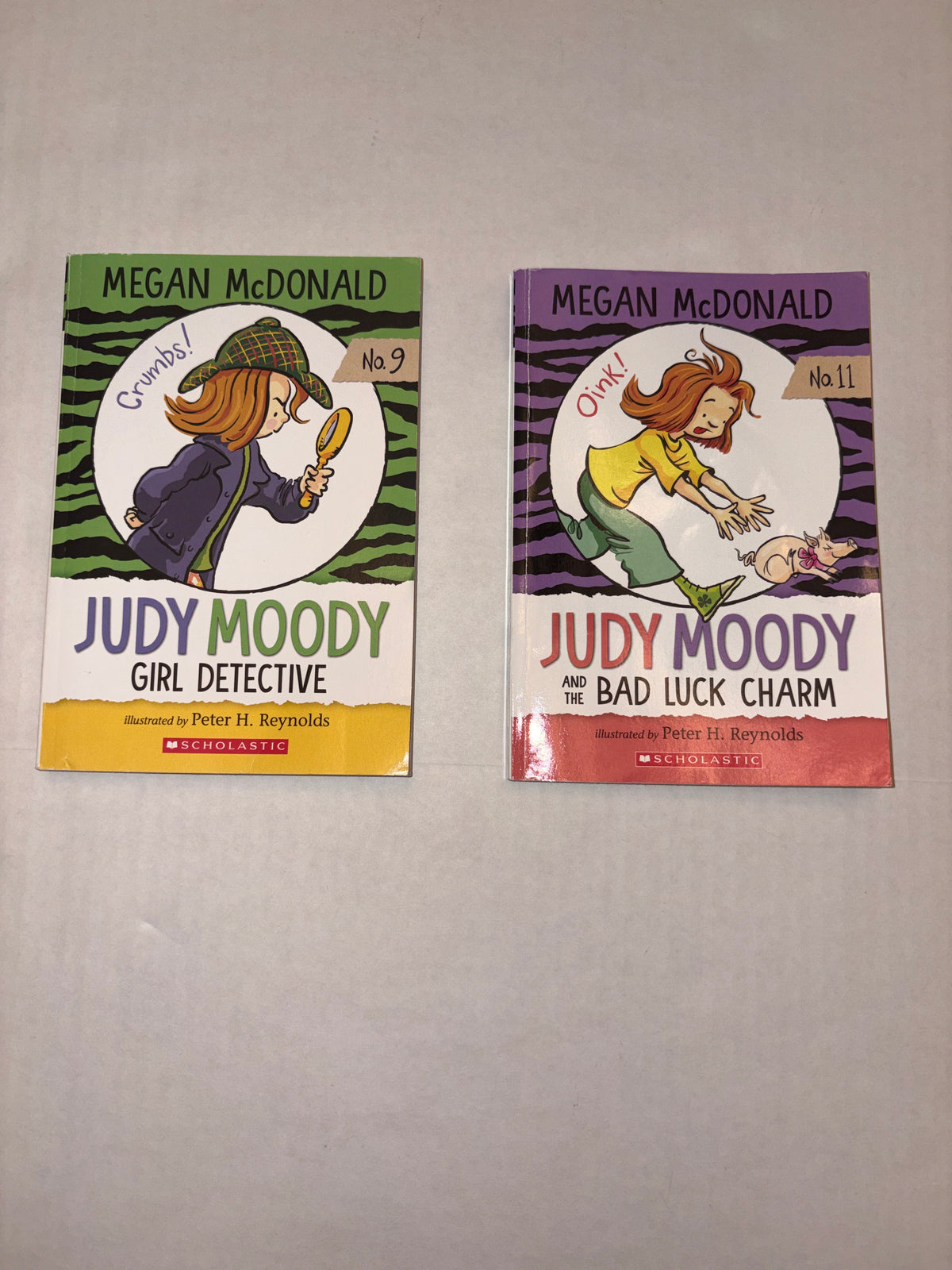 Seller 118 VGUC Judy Moody Books- No. 9 and 11