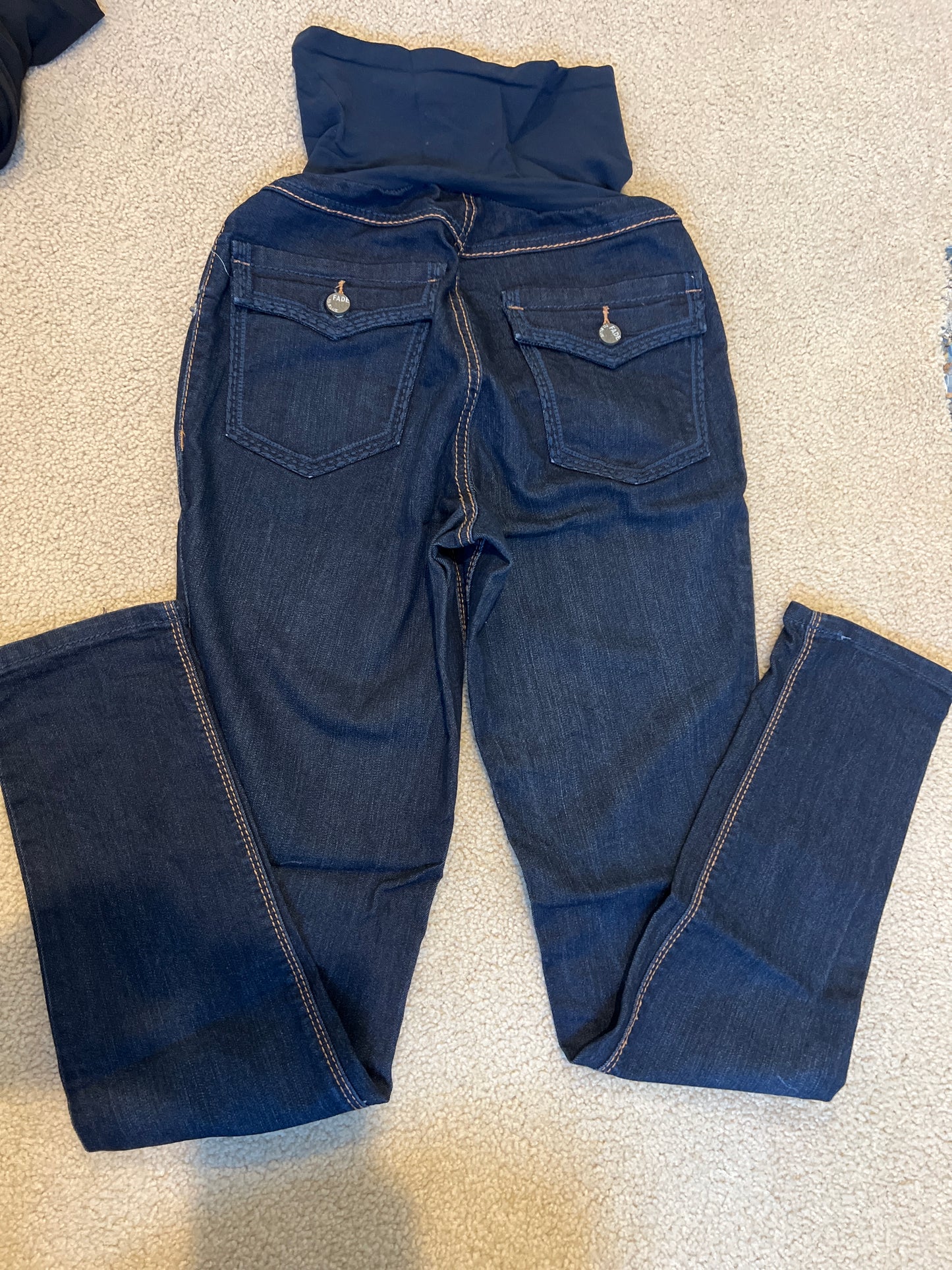 Fade to Blue Denim Maternity jeans, size small