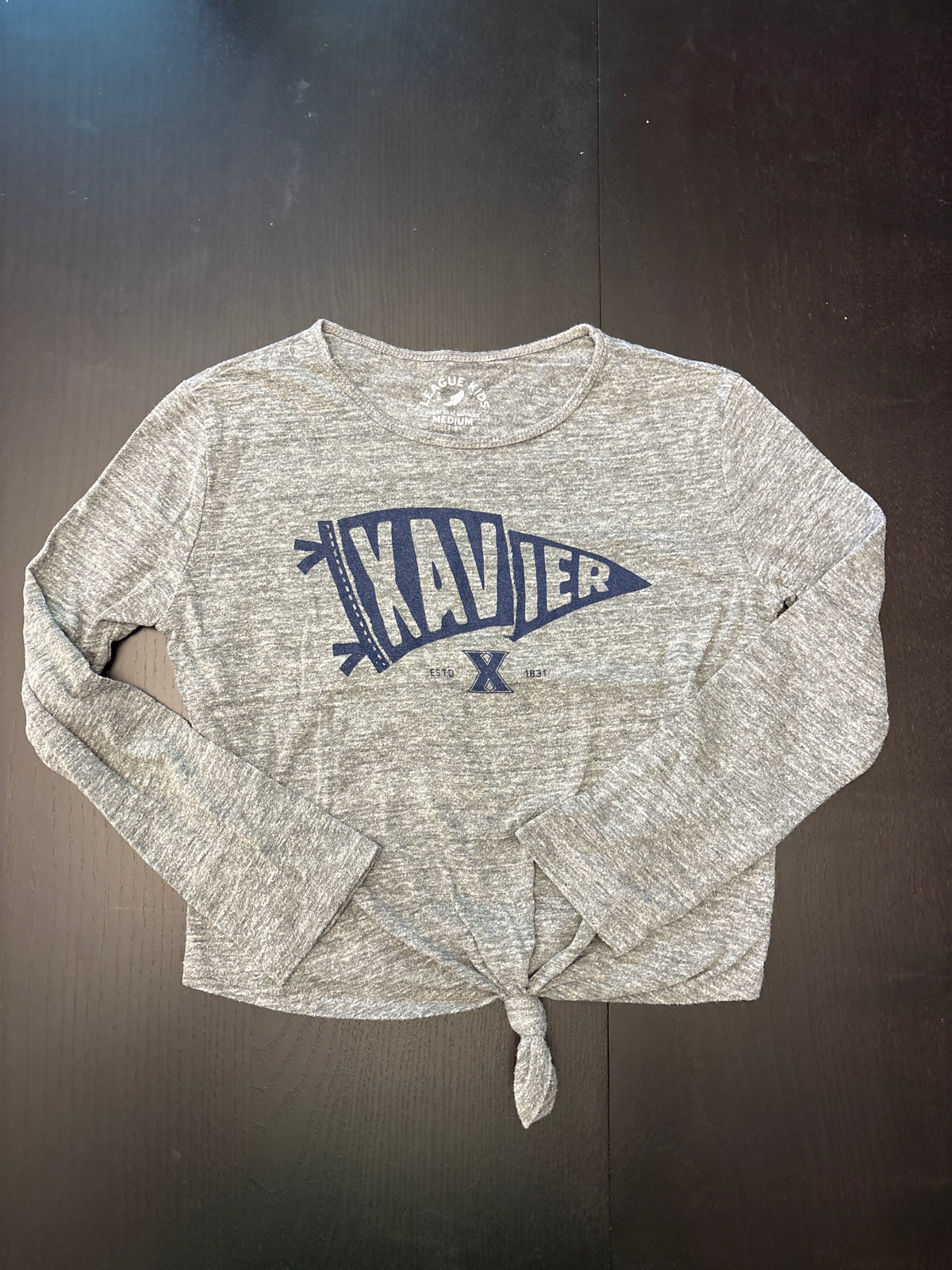 #166 girls Xavier M(7/8) long sleeved tee