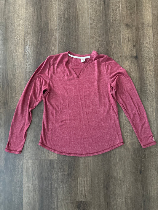 #173-reduced HOMAGE women's long sleeve T size M, red