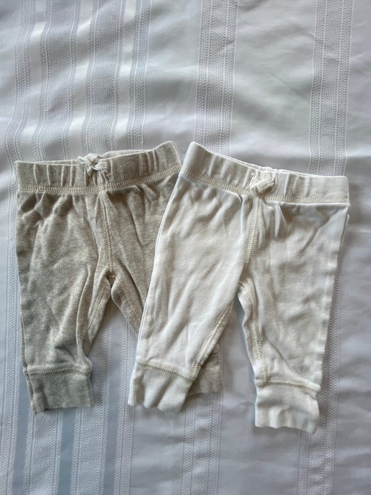 #57  Boys 3mo carters pants set of 2 EUC