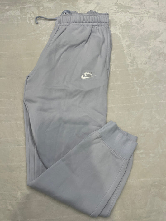 #212 Mens Nike small tall light blue joggers EUC