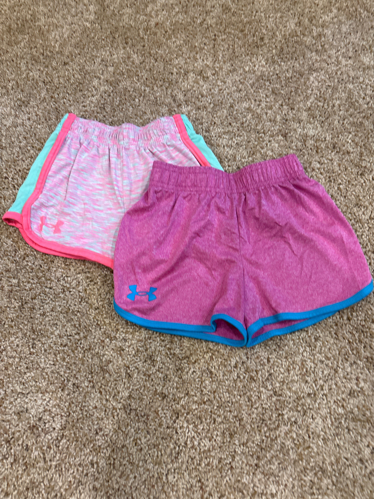 #47 girls 5T Under Armour shorts
