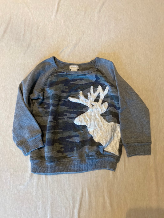 Seller #86 Deer camo sweatshirt (2T)