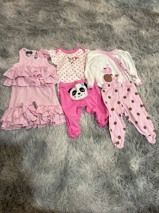 SCO46-3 outfit set-0-3 months-girls
