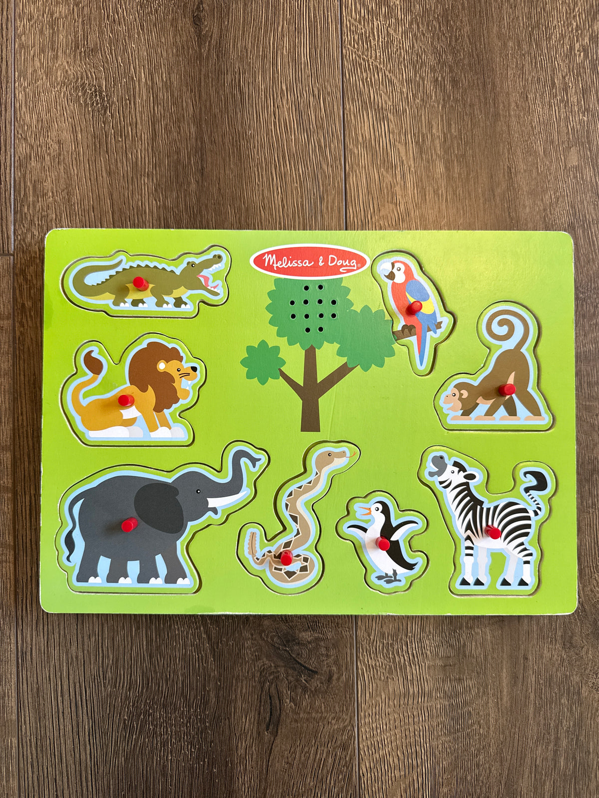 #173 Melissa & Doug zoo animal sound puzzle