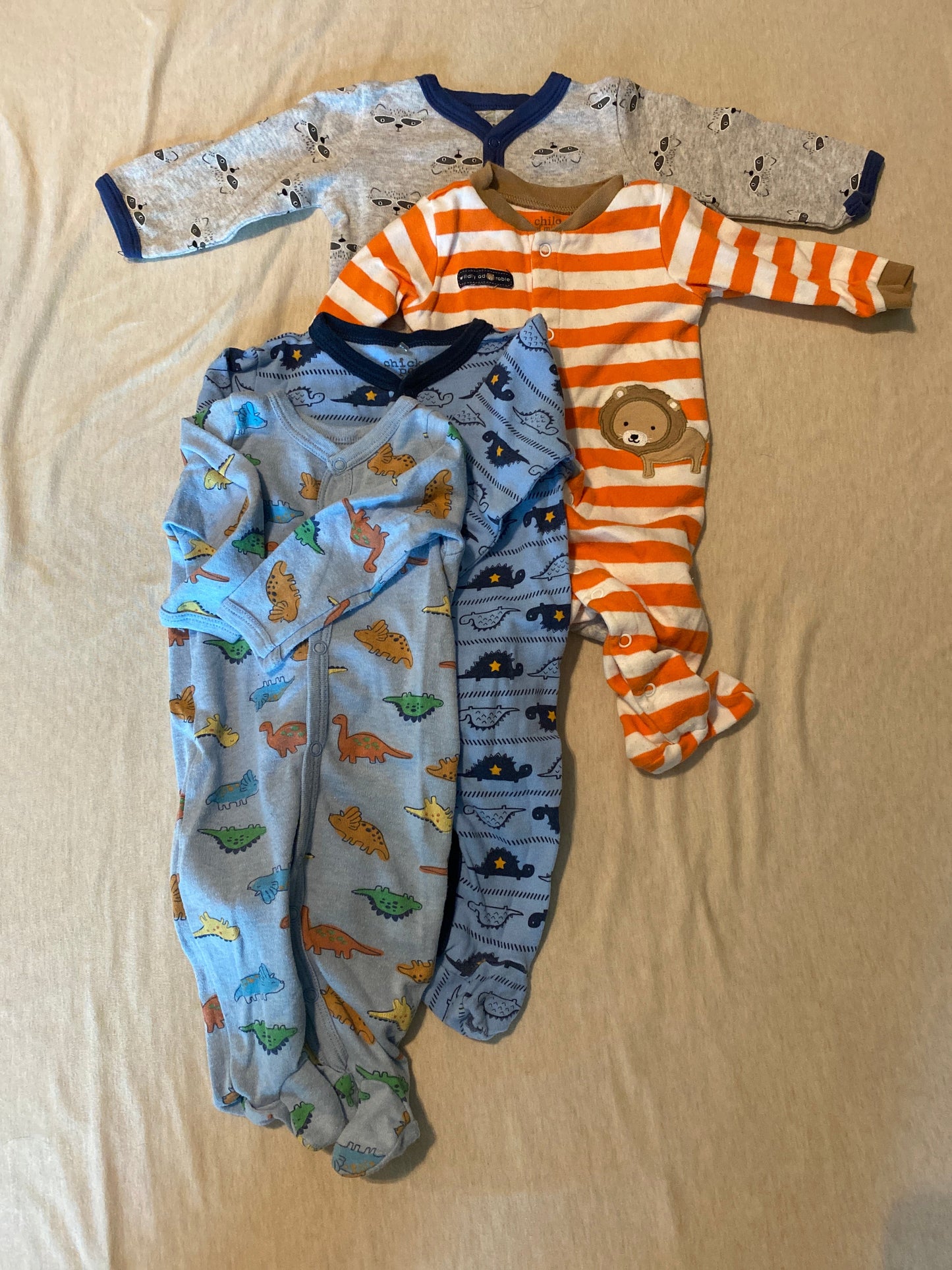 Seller #86 *REDUCED* Boys button sleepers (3-6 month)
