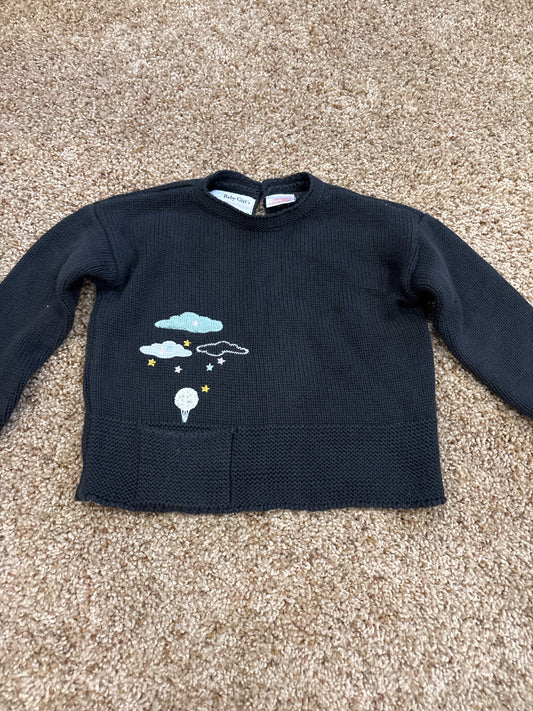 #47, girls size 6-9mo, Baby Girl’s Zara Knitwear grey sweater