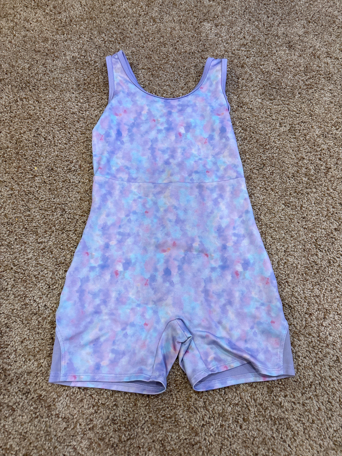 #47, girls size 6/7, Cat & Jack purple gymnastics leotard