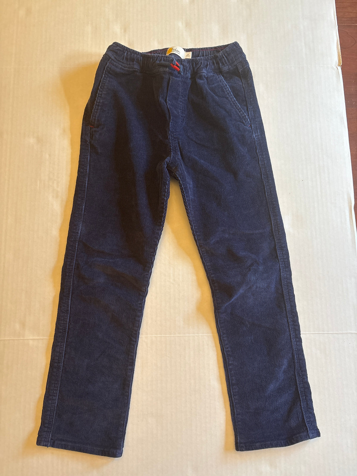 Seller 118 VGUC Boys Boden Navy Corduroy Pull On Pants Size 7