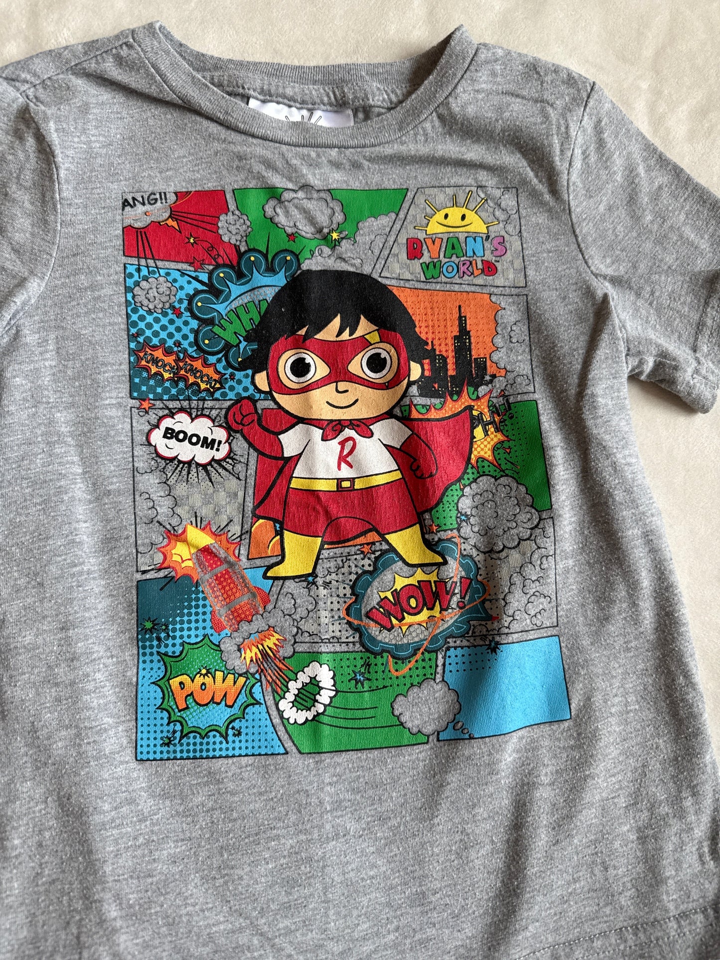 Seller #216, Boys Ryan’s World set of 2 tshirts, EUC size 5