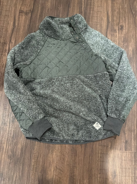 #107 like new womens small Simply Southern fleece long sleeve top