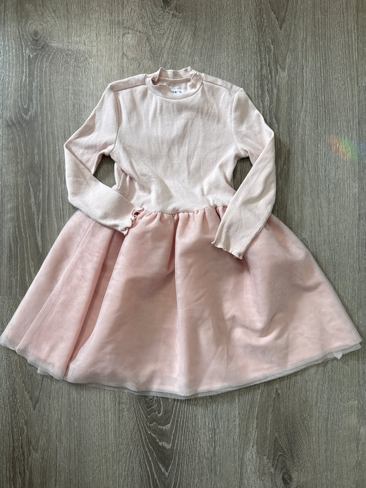 #149 Girls 4T old navy tulle pale pink dress