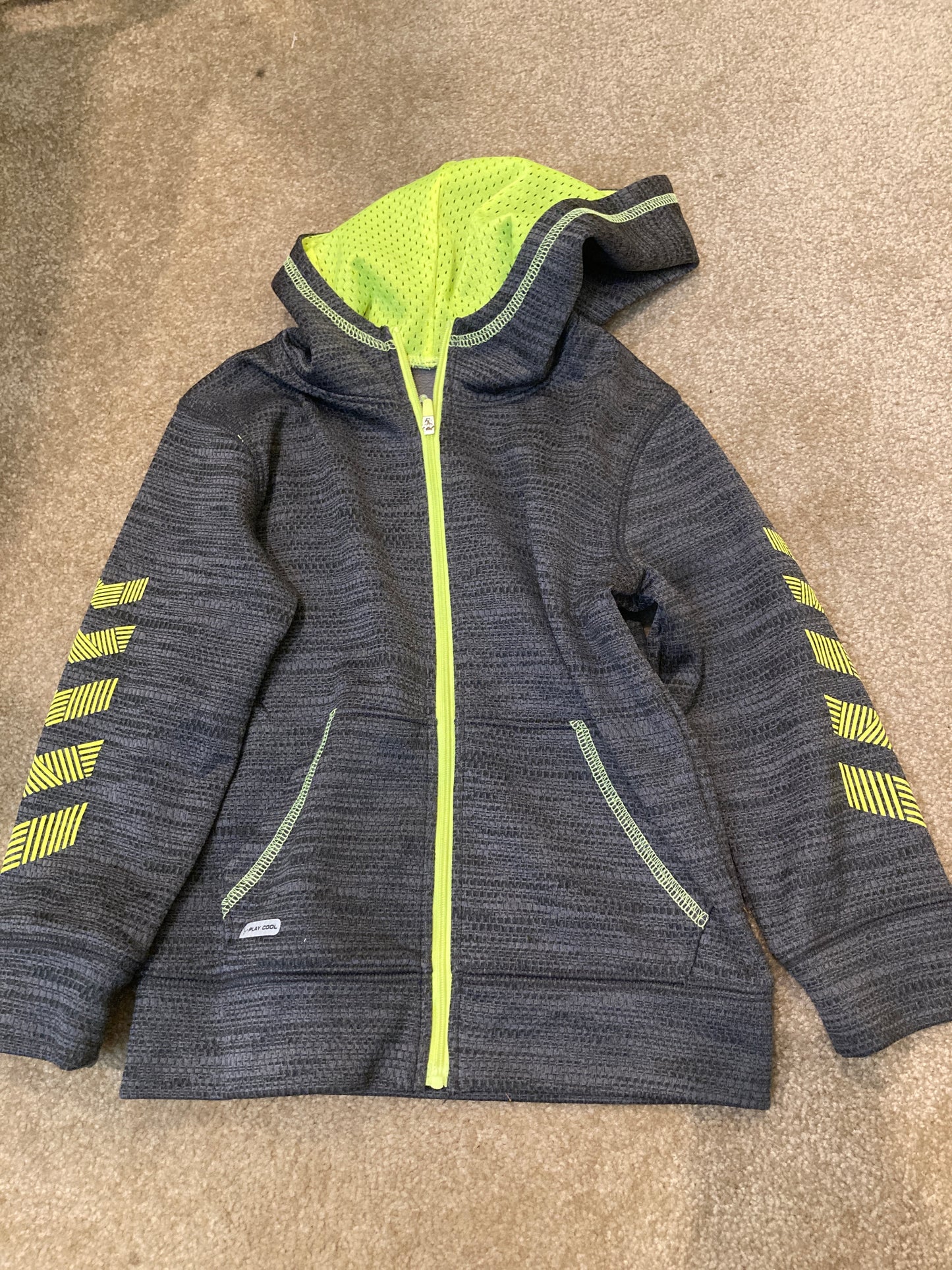 #54 Boys 4T Jumping Beans zip-up, hooded sweatshirt